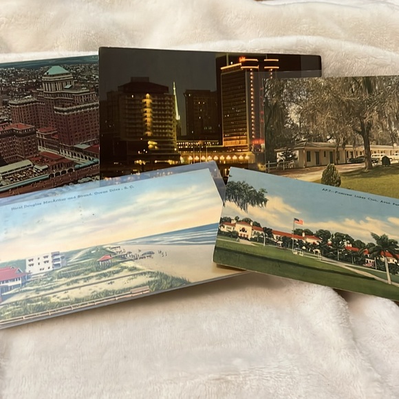 Hotel,motel postcards old, vintage, standard size, 2 c stamps, three cent stamps - Picture 2 of 5
